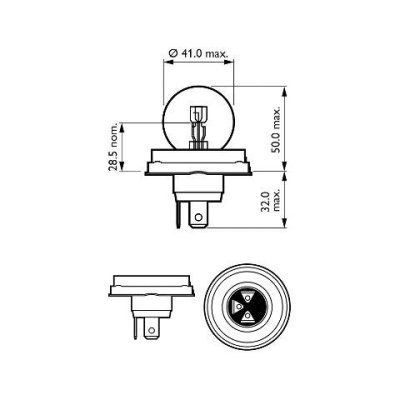 Philips 12V 45/40 P45t R2