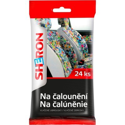 SHERON Nedves törlőkártya kárpitozáshoz 24 db