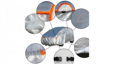 4CARS Autóponcho jégverés ellen - pamut bélés - SUV XL