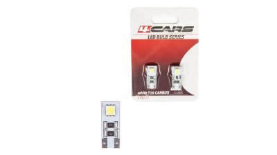 4CARS LED IZZÓ 2LED 12V CANBUS 5050SMD T10
