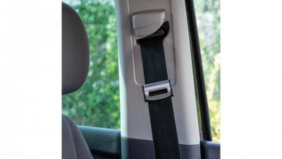 4CARS Biztonsági öv rögzítő klipsz ezüst-fekete