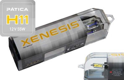 XENESIS™ halogén izzók Neon Yellow H11