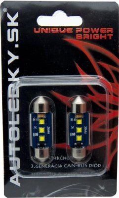 UNIQUE Sulfid LED autós izzók C5W 36mm Canbus 2db