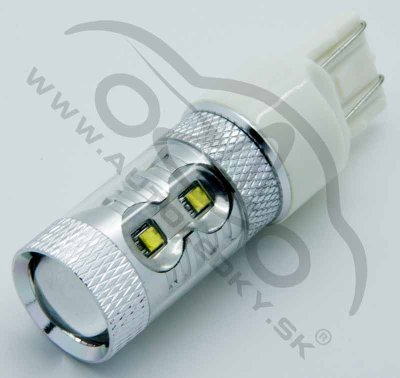 Cree LED autólámpa T20/W21 Canbus fehér 5W 7443