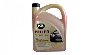 K2 Kuler G12 / G12 + PIROS - KONCENTRÁT 1 l - fagyásgátló folyadék a hűtőbe -35 ° C-ig