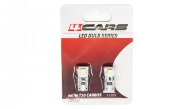 4CARS LED IZZÓ 2LED 12V CANBUS 5050SMD T10