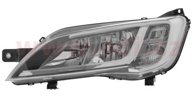 přední světlo H7+H7 (el. ovládané s motorkem) chromové AUTOMOTIVE LIGHTING (prvovýroba) L