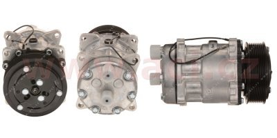 kompresor klimatizace univerzální SANDEN SD7H15 - 8027 řemenice 119 mm PV8 12V horizontální o-kroužek