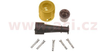 zástrčka 5 pin bajonet 1 vývod žlutý JOKON (Německo) ORIGINÁL, L