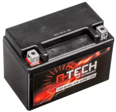 Batéria 12V, YTX9-BS GEL, 8Ah, 135A, bez údržbová GEL technológia 150x87x105, A-TECH (aktivovaná vo výrobe)
