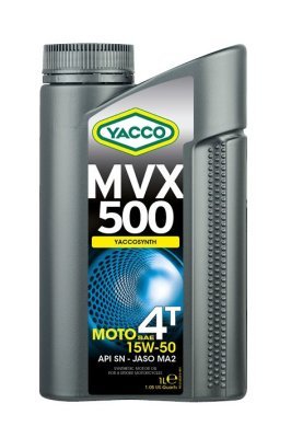Motorolaj YACCO MVX 500 4T 15W50, YACCO (1 l)