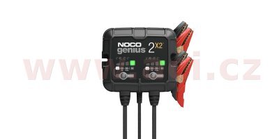 Töltő 2 db NOCO akkumulátor töltésére 2x2, 6/12 V, 2-40 Ah, 2 A