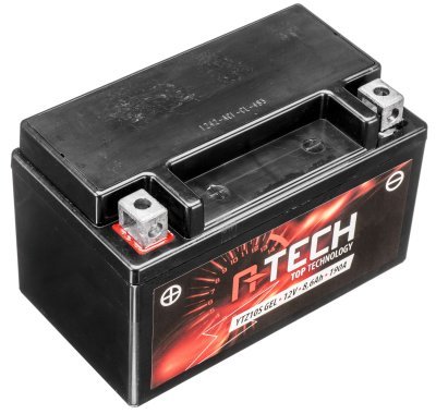 12V akkumulátor, YTZ10S GEL, 8,6Ah, 190A, karbantartásmentes GEL technológia 150x88x93, A-TECH (gyárilag aktiválva)