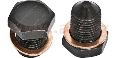 olajleeresztő csavar olajletöltőhöz M14x1.5 L=15 mm, összes hossz = 26 mm