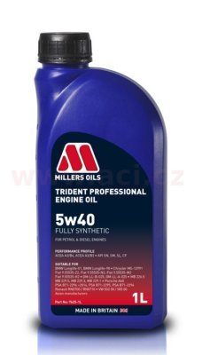 MILLERS OILS Trident Professional 5w40, teljesen szintetikus, 1 l