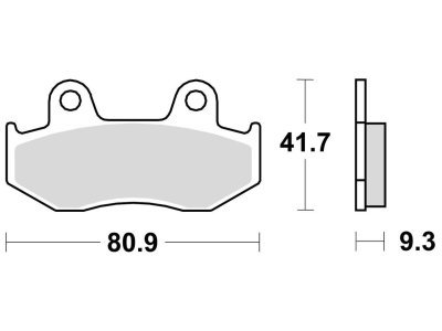 féktárcsák, BRAKING (sinterezett CM44 keverék) 2 db a csomagban