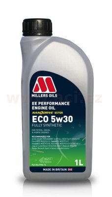 MILLERS OILS motorový olej plně syntetický s nanočásticemi EE Performance ECO 5w30 1l