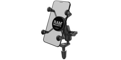 a motorkormányhoz mellékelt X-Grip rögzítő teljes készlete, RAM Mounts