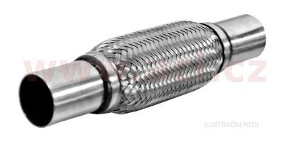 pružný člen výfuku STANDARD, vnitř. průměr 51,3 mm / délka pr. členu 100 mm / celk. délka 200 mm
