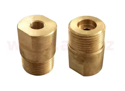 adaptér pro 1 l, pro připojení na vodíkový redukční ventil, závit ventilu DIN477-10 (24,32 x 1/14”)