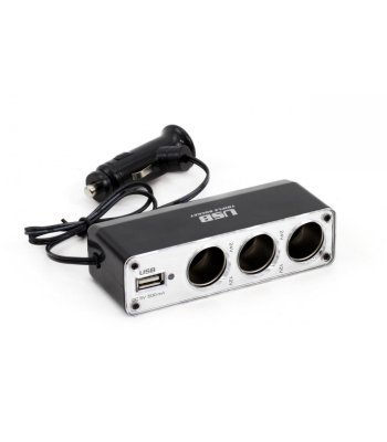 Roztrojka autozapaľovača + USB SOC3
