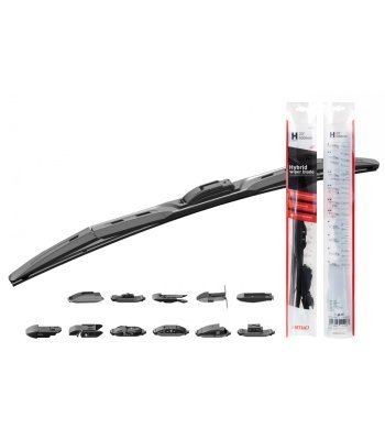 AMiO Hibrid ablaktörlő multiconnect 14" (350mm) 11 adapterrel