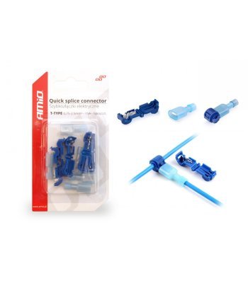 AMiO Elektrické rýchlospojky Typ-T 0,75-2,5mm2 15A Blister 5 ks