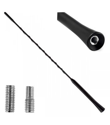 AMiO Prút autoantény 41cm 5/6mm adaptér ANTM02