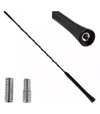 AMiO Prút autoantény 41cm 5/6mm adaptér ANTM02