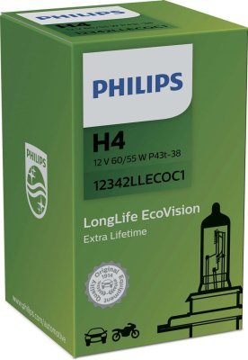 Philips LongLife EcoVision H4 P43t-38 12V 60/55W