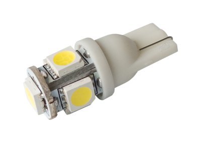 LED autós izzó T10 W5W fehér 2. generáció