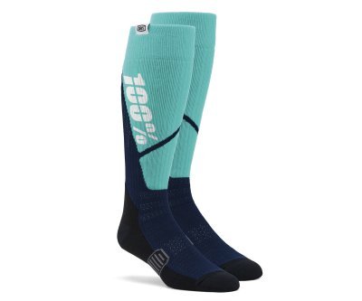 TORQUE MX zokni, 100% -USA (szürke/kék, M/E méret)