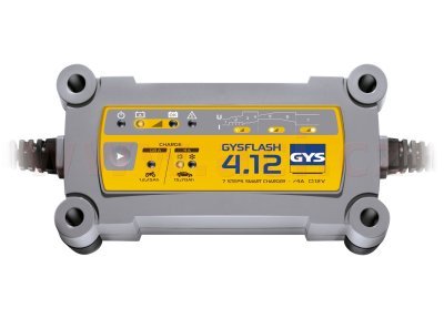 GYSFLASH 4.12 töltő, 12V, 1.2-90 Ah, 4 A