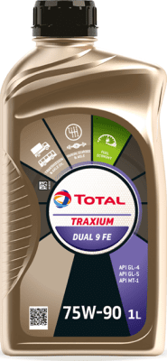 Total Traxium Dual 9 FE 75W-90 1L