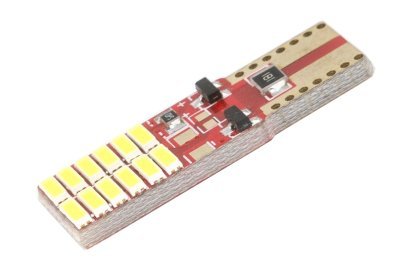 LED autós izzó T10 W5W Canbus fehér 180°