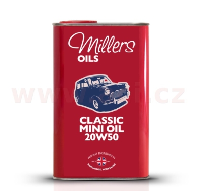 MILLERS OILS motorový olej minerální Classic Mini Oil 20w50 1l