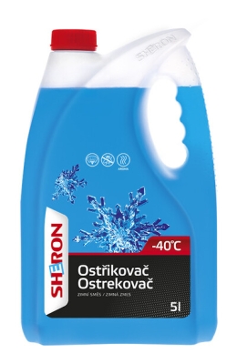 SHERON Télen használható szélvédőmosó -40°C 5l