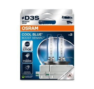 OSRAM Výbojka D3S 35W 7000K PK32D-5 COOL BLUE BOOST Ecopack /2ks/