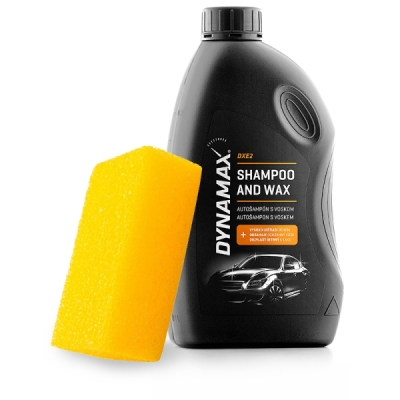 DYNAMAX csomag autósampon viasszal 1L + szivacs