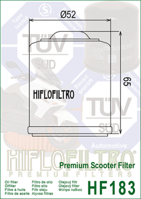 HIFLO FILTRO Olajszűrő HF183