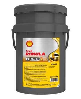 Shell Rimula R7 Plus AI 0W-20 20L