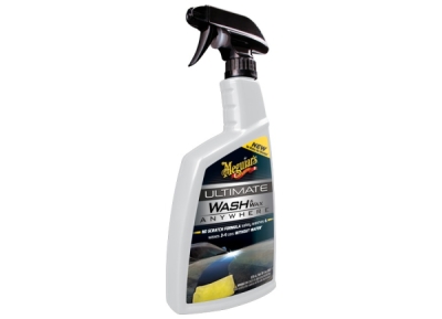 MEGUIARS Ultimate Wash & Wax Anywhere - přípravek pro mytí bez vody, 768 ml