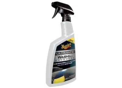 MEGUIARS Ultimate Wash & Wax Anywhere - přípravek pro mytí bez vody, 768 ml