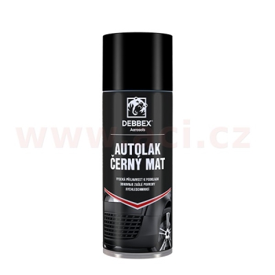 Lak černý matný 400 ml, DEBBEX