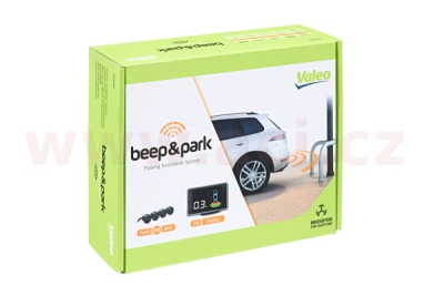 Parkovací asistent VALEO BEEP & PARK zadní - displej, zvuková signalizace, 4x senzor, kompatibilní s tažným zařízením