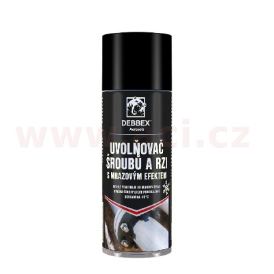Uvolňovač šroubů a rzi s mrazovým efektem 400 ml, DEBBEX