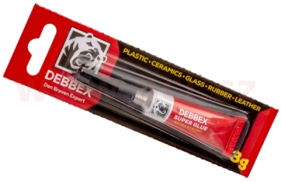 Sekundové lepidlo 3g, DEBBEX