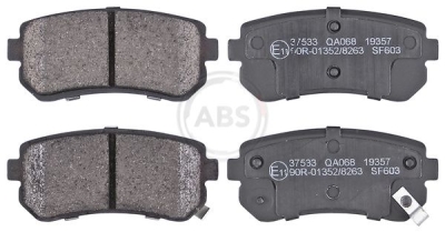 Bromsbeläggssats, skivbroms A.B.S. 37533