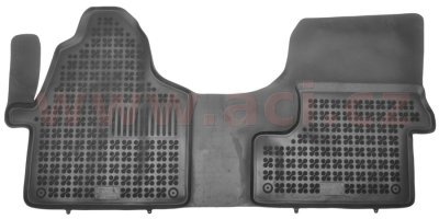 Autorohože gumové čierne s vyšším okrajom VW / MB (sada 1ks)