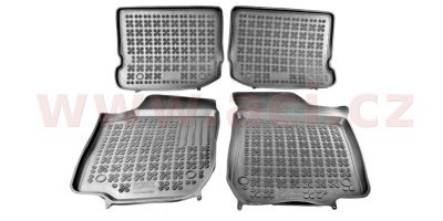 Autorohože gumové čierne s vyšším okrajom VW / SEAT / ŠKODA (sada 4ks)